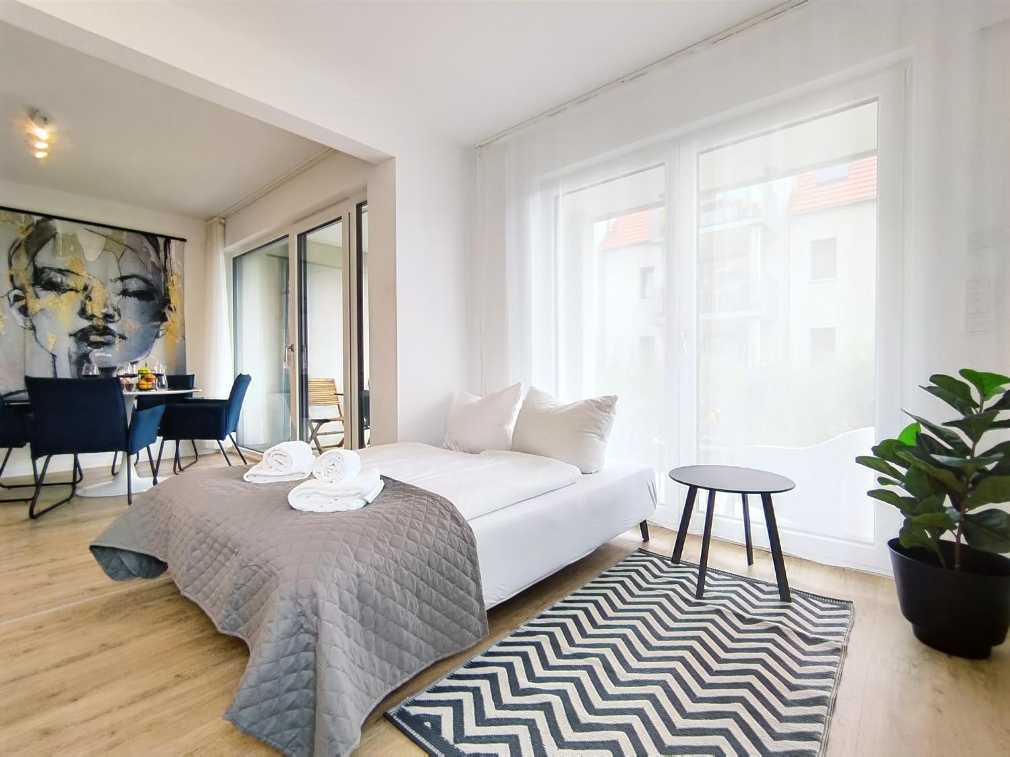 Bright Apartment Fuer Bis Zu 5 Erlangen Exterior foto